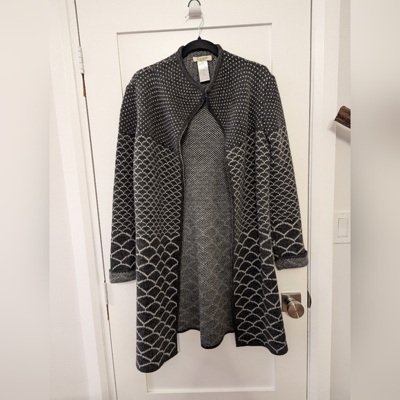 Cocogiò Made In Italy Wool Blend Cardigan Large - Picture 4 of 8